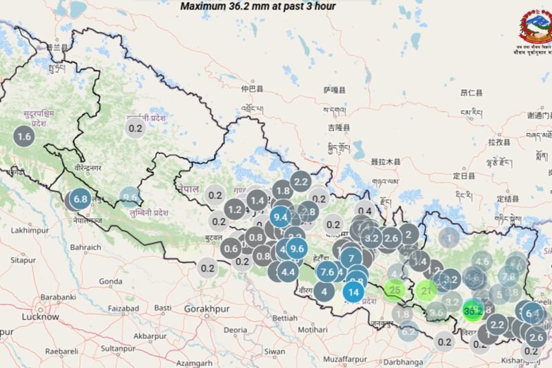 मौसममा सुधार, हालको वर्षा गराउने प्रणाली बाहिरिँदै