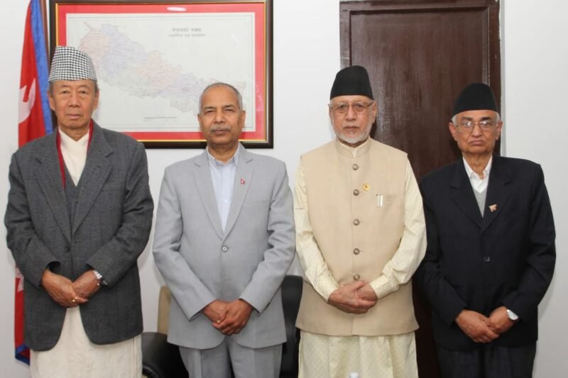 उपराष्ट्रपति यादवसँग प्रदेश प्रमुखहरूको सामूहिक भेट