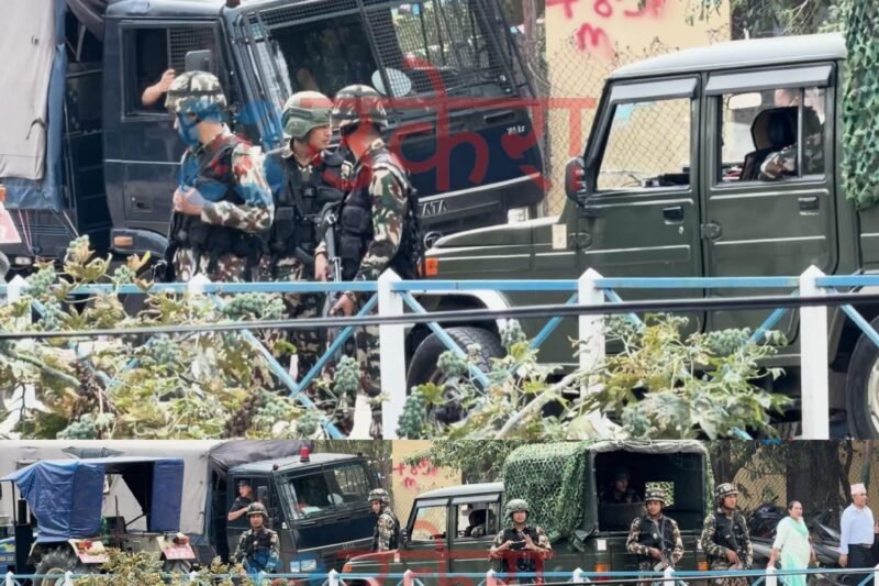 सुकुम्बासी व्यवस्थापन अभियानमा : नेपाली सेनाको उपस्थितिले उठायो प्रश्न